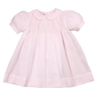 Nuevo con etiquetas Vestido Petit Ami Pintuck Rosa 3 Piezas 3 Meses Bebé Niñas Gorro 3M Bloomers Foto 1 de 3