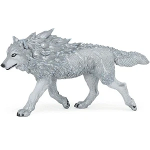 Figura Lobo de Hielo - Juguete de Fantasía - Pintado a Mano y Coleccionable - Papo 36033 - Imagen 1 de 7