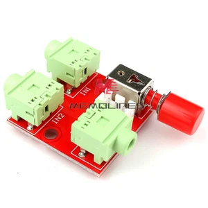 Modulo di commutazione segnale ingresso audio sorgente audio doppio canale 3,5 mm - Foto 1 di 8