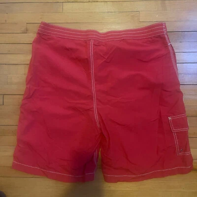 POLO RALPH LAUREN Red Color NYLON SWIM SHORTS SIZE XL - Image 1 of 4