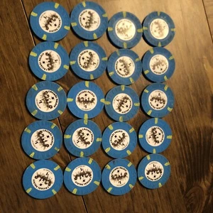 (20) $1 caesars palace casino chips las vegas nv lot - Picture 1 of 1