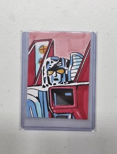 Dynamite Transformers 40th G1 Starscream 1/1 Sketch Signed Deluxe Premium Card - Picture 1 of 2