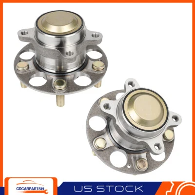 Juego (2) Conjunto de cojinete de cubo de rueda trasera para Honda Civic DX HF LX HF LX 2013-2015 Foto 1 de 4