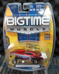 BIG TIME MUSCLE  ,   DRAG SERIES  63 CORVETTE STINGRAY   ,    FUNNY CAR    B0X J - Picture 1 of 7