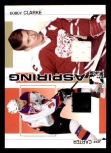 2005-06 ITG Heroes and Prospects Aspiring #ASP12 Bobby Clarke/Jeff Carter *#/50