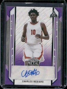 Charles Bediako 2022 Leaf Metal Purple Wave Auto Autograph Rc /25 - Picture 1 of 3