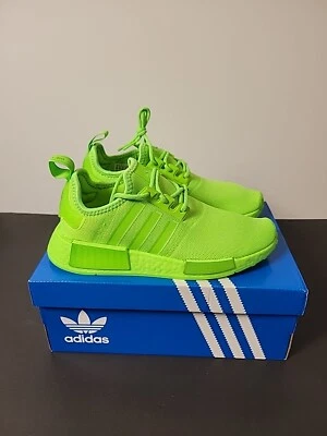 Adidas Originals NMD R1 Neon Green IE727 Womens Size 7.5 New Ebay Authenticity - Image 1 of 4