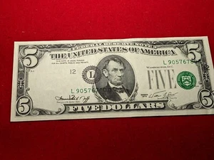 Dollar Error OFFSET, Very Scarce note Dont miss out !! 1974 Uncirculated RARE - Picture 1 of 7