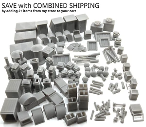 HO Scale Roof Details Lot 130pcs Air Conditioner Ductwork Roof Access Chimney - Picture 1 of 7