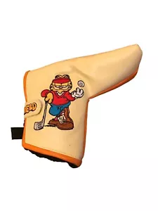 NEW WINNING EDGE GARFIELD ORANGE GOLF PUTTER HEADCOVER. - Picture 1 of 2