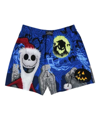 Calzoncillos boxer Pesadilla antes de Navidad azules y negros para hombre S,M,L,XL Foto 1 de 2