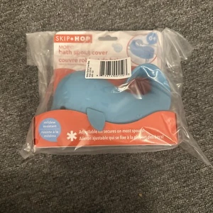 Cubierta de caño de baño Skip Hop Moby cubierta de grifo de bañera ajustable seguridad de baño de ballenas - Imagen 1 de 2