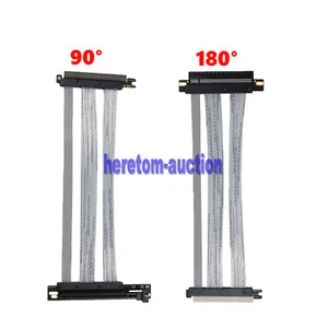 Full Speed PCIE 4.0 X16 Riser Cable Graphics Card Extension for GPU Vertical - Afbeelding 1 van 10