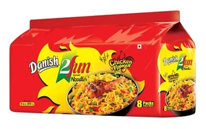 Danish 2Fun Chicken Flavour Spicy Instant Noodles Ramen - 496g(8pkX62gm) - Picture 1 of 1