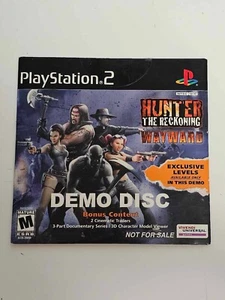 Hunter The Reckoning Wayward DEMO DISC Exclusive Levels Bonus Content PS2 NFR - Picture 1 of 4