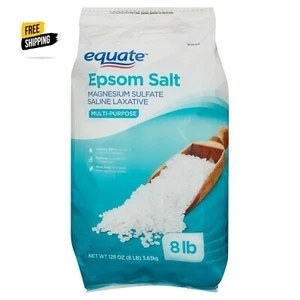 Equate Epsom Salt, Magnesium Sulfate, 128 oz (8lb), Unscented - Picture 1 of 5