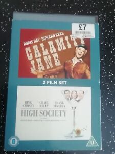 High Society / Calamity Jane (DVD, 2006) Brand New. Cert U. Incls Slip Cover.