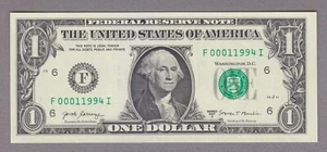 COLLECTORS ITEM - FANCY SERIAL - TRAILING BIRTH YEAR 0001 1994 - byFZ119xy - Picture 1 of 1