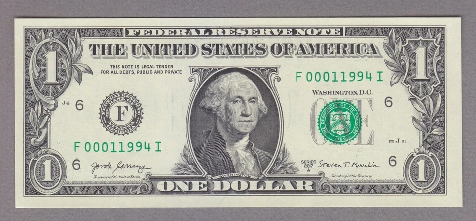 COLLECTORS ITEM - FANCY SERIAL - TRAILING BIRTH YEAR 0001 1994 - byFZ119xy - Image 1 of 1