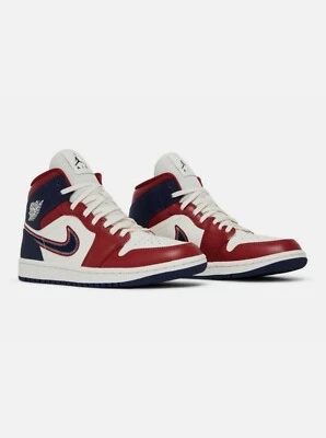 Talla 10 *DEAD STOCK* - Air Jordan 1 SE 2022 Mid USA W Foto 1 de 3