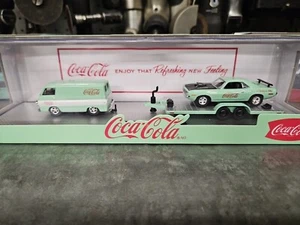 M2 Machines Coca-Cola 1967 Dodge A100 Panel Van & 1971 Plymouth HEMI Cuda... - Picture 1 of 15