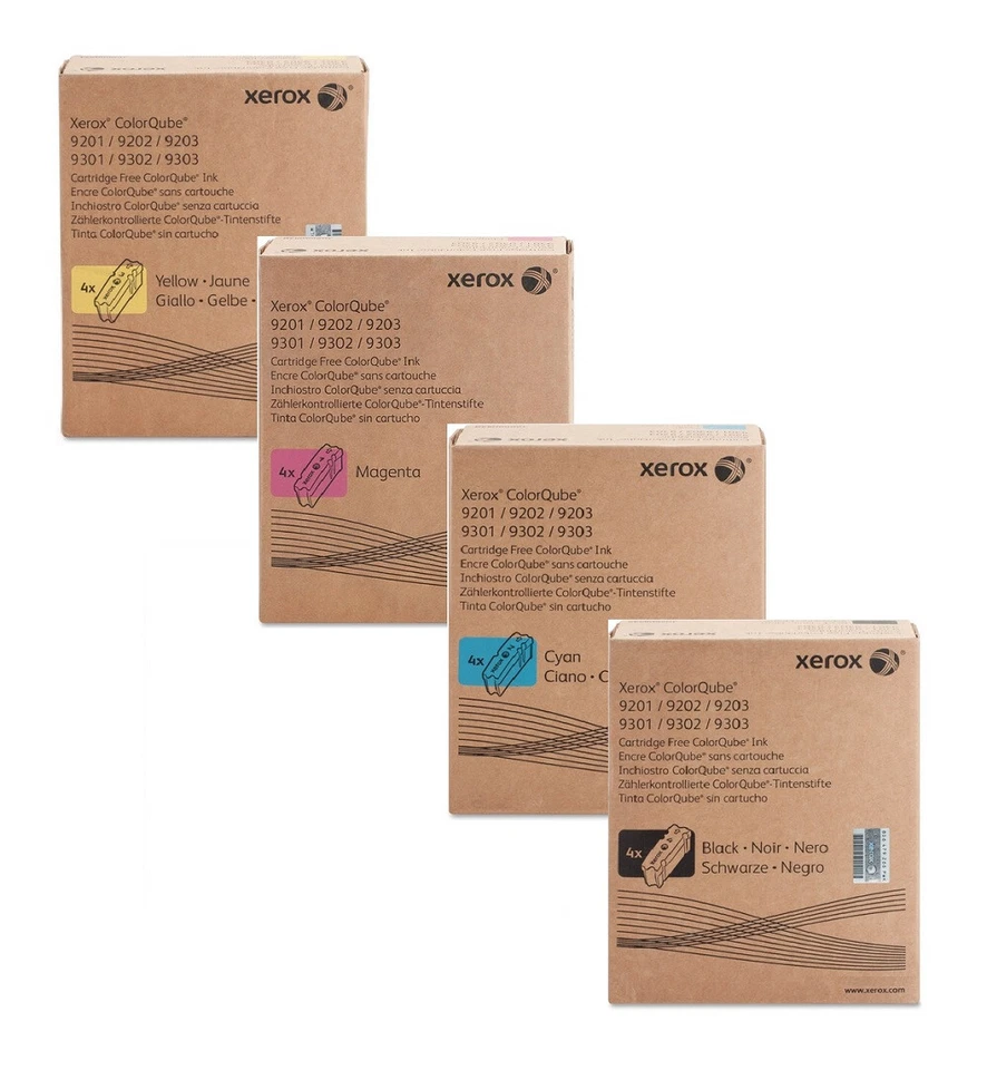 16 Stück XEROX INK Stick ColorQube 9303 9302 9301 9202 9201 108R00832 -108R00829 - Bild 1 von 1