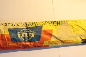 RDA radios de bicicleta radios de bicicleta 242 mm 110 piezas KEBA NOS niquelado - Imagen 1 de 3