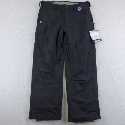 Pantalones de esquí Under Armour para mujer grandes negros Bunratty ColdGear snowboard impermeables Foto 1 de 4
