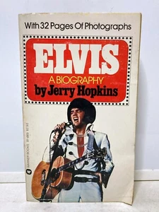 Elvis: A Biography by Jerry Hopkins Revised 1975 Paperback Vtg (Elvis Presley) - Picture 1 of 5