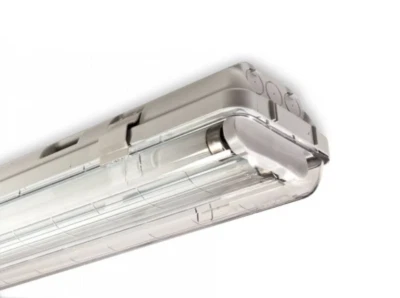 BEGHELLI 258RE STAGNA IP65 L:1564 x B:121 x H:82mm Plafoniera a Neon 2x58W - Immagine 1 di 2