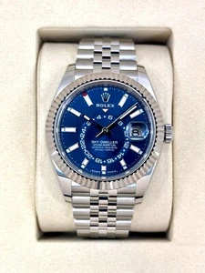 NEW 2025 Rolex Sky-Dweller 42mm 336934 Jubilee Blue Dial - Picture 1 of 10