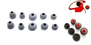 16 pcs multi-Sizes/Color Soft "Gray +" Eargels/Buds for BEATS Powerbeats3, 2 & 1 - Picture 1 of 8