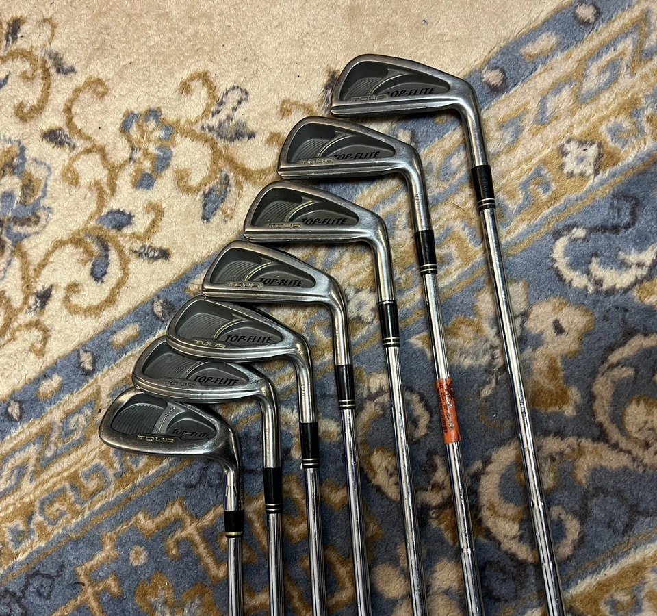 Top-Flite Golf TOUR MID-SIZE Iron Set 3-PW NO 7 CLUB Right Graphite Regular Flex - Image 1 of 4