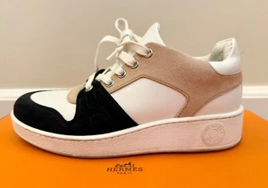 HERMES 2022 MULICO ROSES SNEAKERS SIZE 36 - Picture 1 of 7