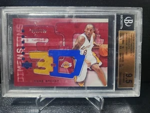 2003-04 Upper Deck Triple Dimensions /999 3-D Warmups KOBE BRYANT #W16 BGS 9.5 - Picture 1 of 2