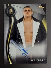 2019 Topps NXT #A-WT Walter / Gunther Autograph AUTO Rookie Card RC