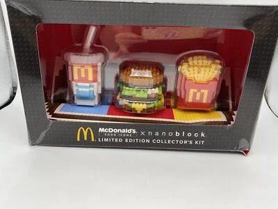 McDonald's x Nanoblock 2016 Limited Edition Set of 3: Bigmac, Fries, Soda Drink - Image 1 of 4
