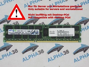Samsung 16 GB DDR3-1866 PC3-14900R M393B2G70DB0-CMA CL13 150V Server Ram - Afbeelding 1 van 1