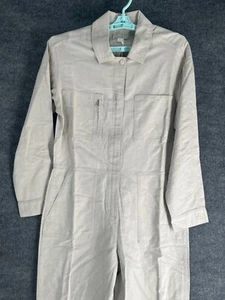 OUTERKNOWN Jumpsuit Gr. M natur beige Leinen Baumwolle Overall Taschen - Bild 1 von 19