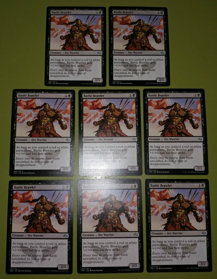 8 Battle Brawler Fate Reforged Magic the Gathering MTG 8 - Image 1 of 1