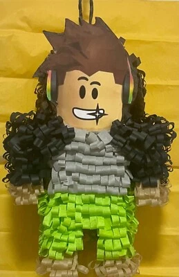 Roblox Boy Custom Made Pinata 20 x 12” x 6” - Image 1 of 2