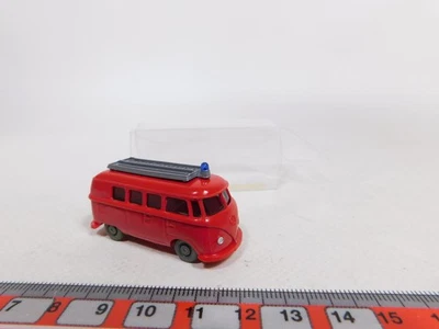Wiking H0 1:87 Kombi/Bus Volkswagen/VW T1 Bulli Pompiere Molto Buono #CV245-0,5 - Immagine 1 di 3