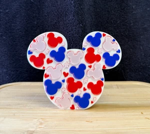 Patriotische Mickey Ohren Magnet Dekoration 3d gedruckt - Bild 1 von 4
