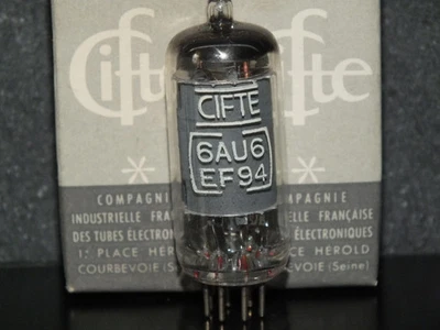 EF94 CIFTE MAZDA 6AU6 Hum and microphonics 测试索尼 C800G — 第 1/4 张图片