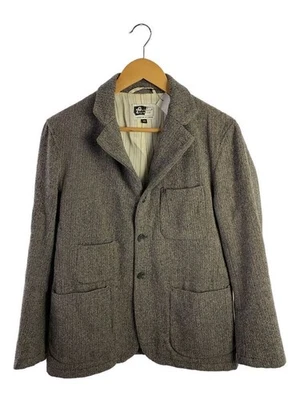 Engineered Garments Reuters Wool Herringbone Jacket XS Gray Old Tag #EK ZGA - Image 1 of 4