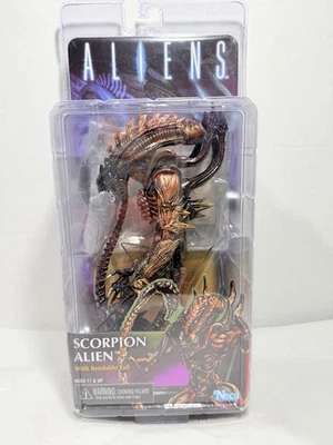 Figura de acción Scorpion Alien NECA Aliens Series 13 7 pulgadas cola flexible nueva Foto 1 de 4