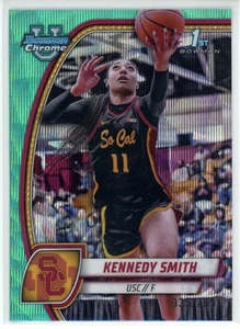 Bowman University 2025 cromo Kennedy Smith 1st Bowman Aqua Wave/299 - Imagen 1 de 2
