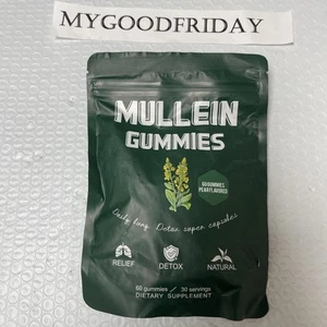 Mullein Leaf Extract 60 Gummies Lung Cleanse Detox Herbal Enhance Immunity 01/27 - Picture 1 of 4