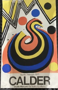 Alexander Calder - Poster Exhibition is a rare mixed colored offset and litho - Picture 1 of 5