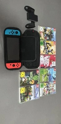 Nintendo Switch  guter Zustand gebraucht inkl Spielen  - Bild 1 von 4